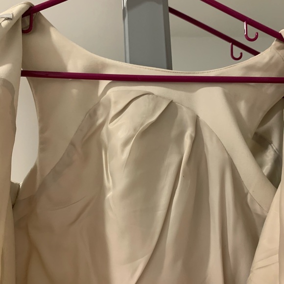 H&M Cream below knee work dress - Picture 5 of 8